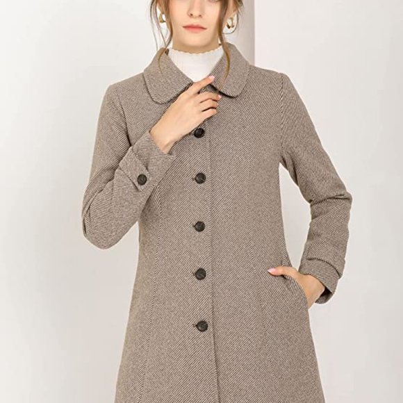 NWOT Single breasted overcoat size XS - Picture 9 of 12